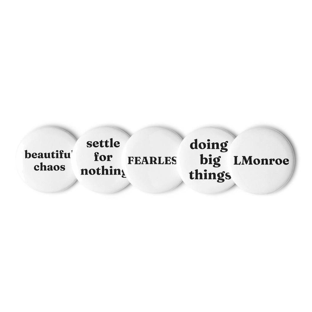 Motivational buttons